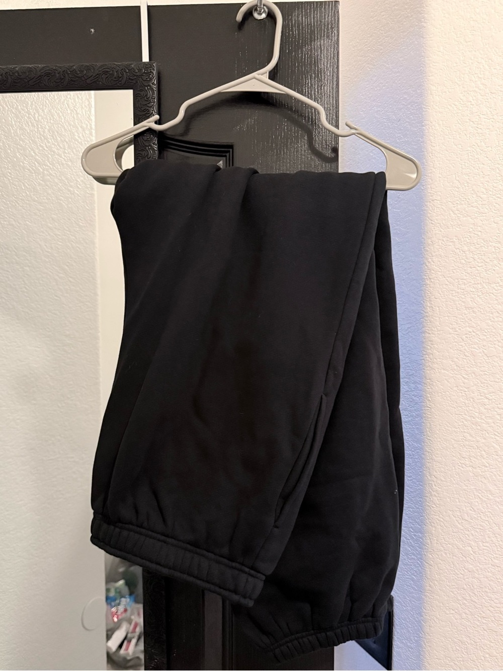 SKIMS Black Jogger Sweatpants Oversized